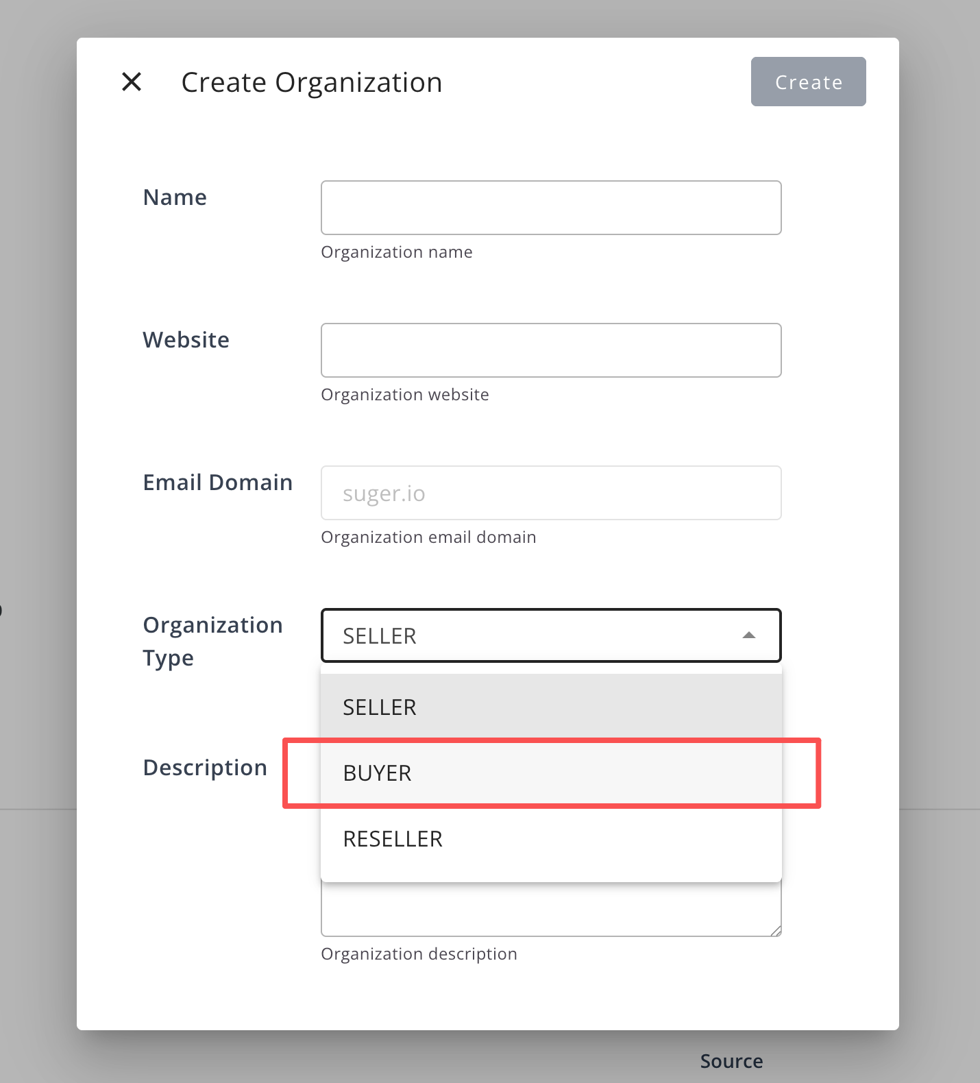 Integration creation