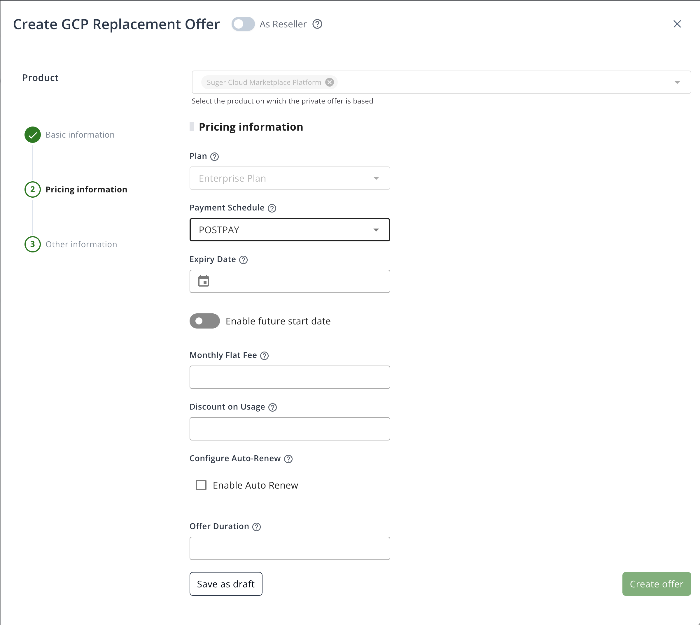 Replacement Offer Postpay
