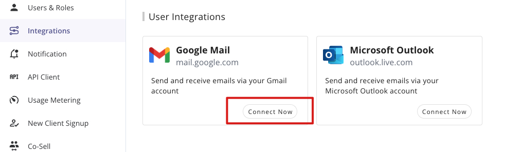 Google Mail Connect Now