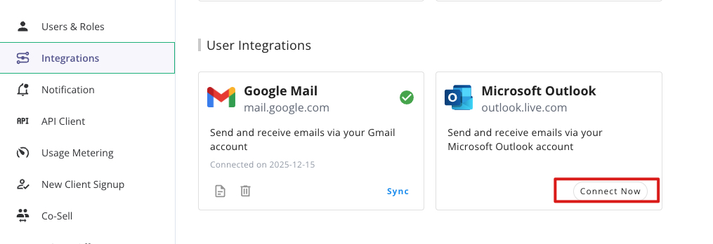 Microsoft Outlook Connect Now